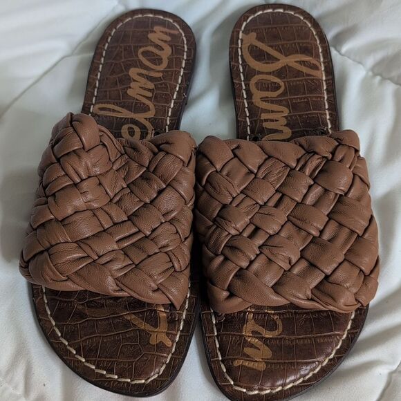 Sam Edelman size 6 Griffen Cuoio Leather Slide Sandals, NEW - Picture 5 of 8